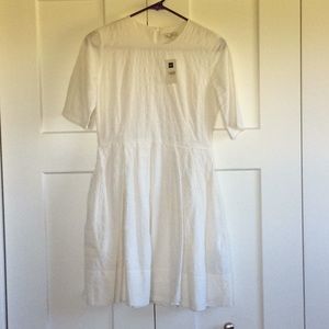 New Gap dress eyelet white fabric